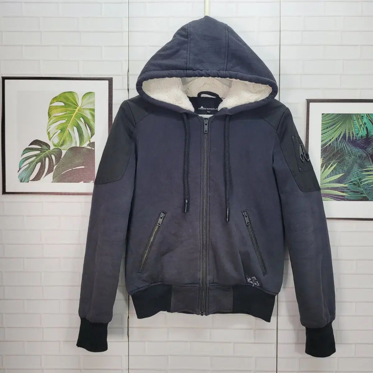 ムースナックルズ カリントン WHO ジップアップ ジャケット ブラック Sサイズ