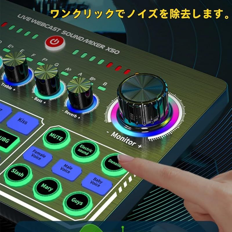 BONKYO カラオケセット家庭用 DJ ミキサー セットX50 ライブ サウンド