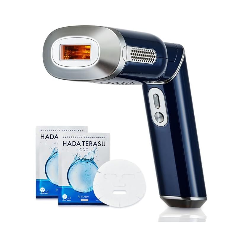 ストア HOME STLASSH ホームストラッシュ フェイスパック 付 脱毛器 サロン開発 ストラッシュ 女性 VIO ワキ 全身 家庭用 冷却機 Blue 0