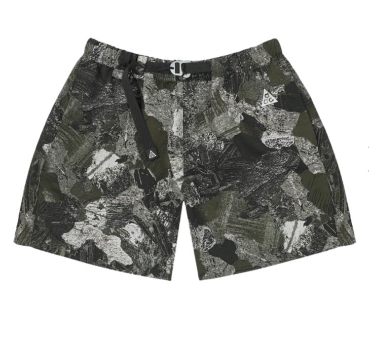 ナイキ ACG プリント トレイル ショーツ カーゴ カーキ アジア M