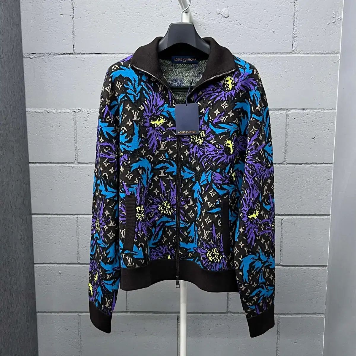 Lサイズ ルイヴィトン シーッスル ジップアップ ニット