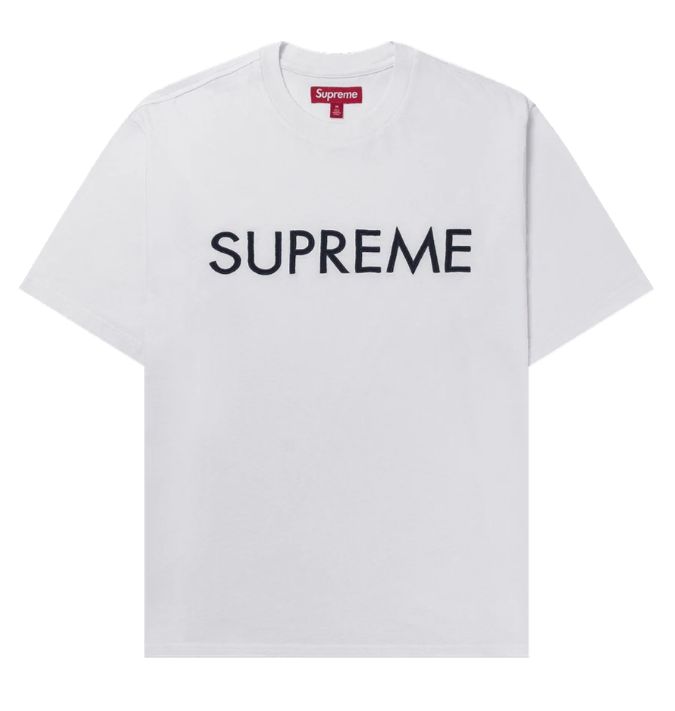 シュプリーム キャピタル ショートスリーブ トップス 白 25 SS XXL