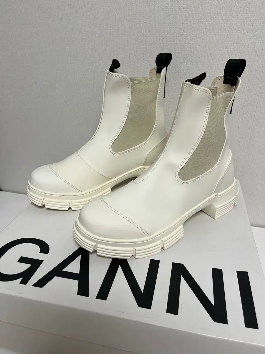Ganni ガニー ラバーブーツ 白 38 ♥