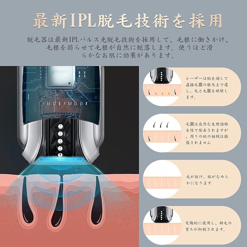美容器 レーザー ムダ毛のケア メンズ IPL レディース 家庭用美容器 0
