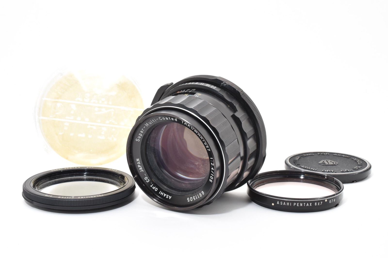 外観 ペンタックス Pentax Super Takumar 6 x 7 67 II 105 mm f 2 4 中判 標準 レンズ バケペン 3162