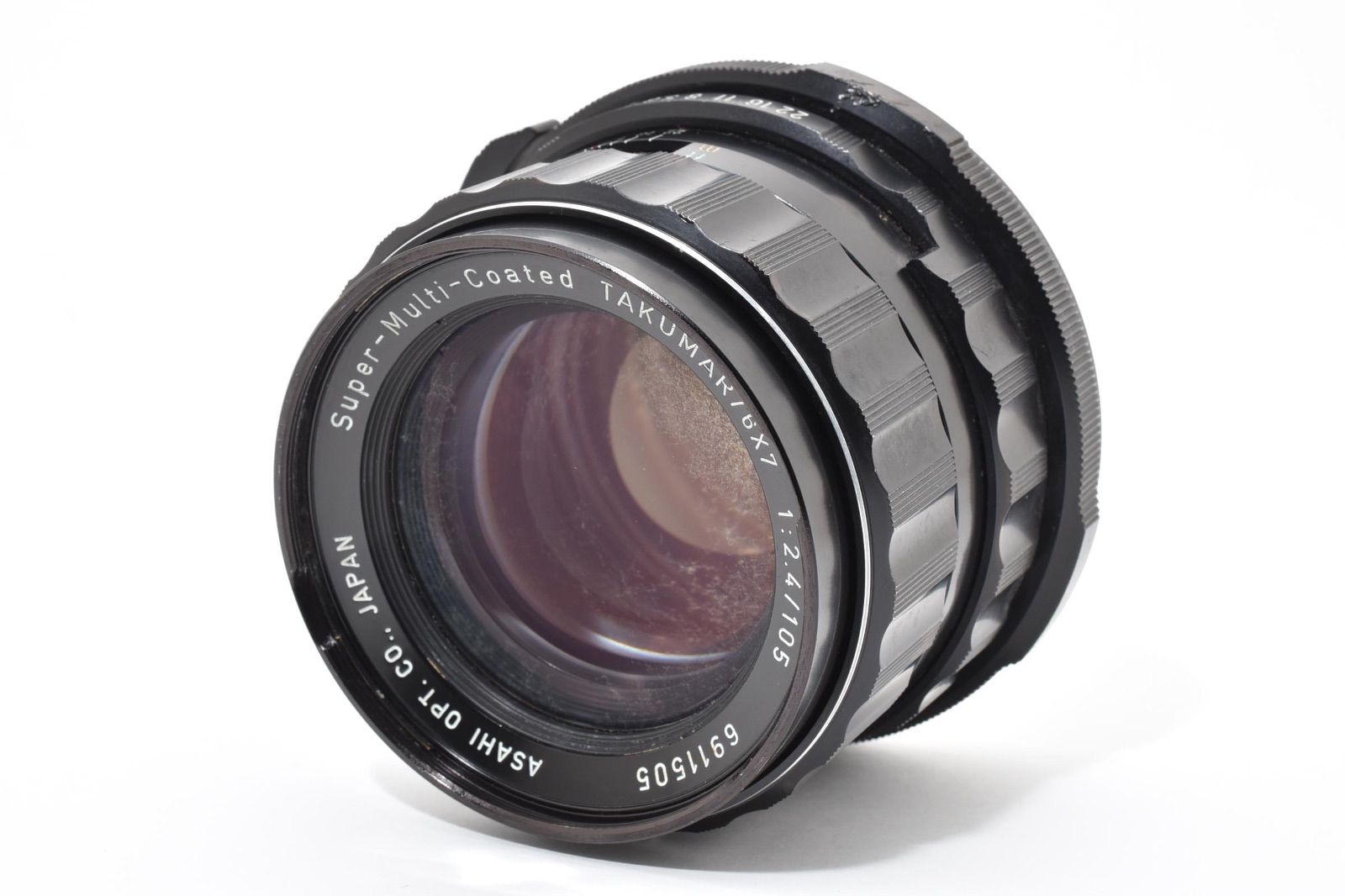 外観 ペンタックス Pentax Super Takumar 6 x 7 67 II 105 mm f 2 4 中判 標準 レンズ バケペン 3162