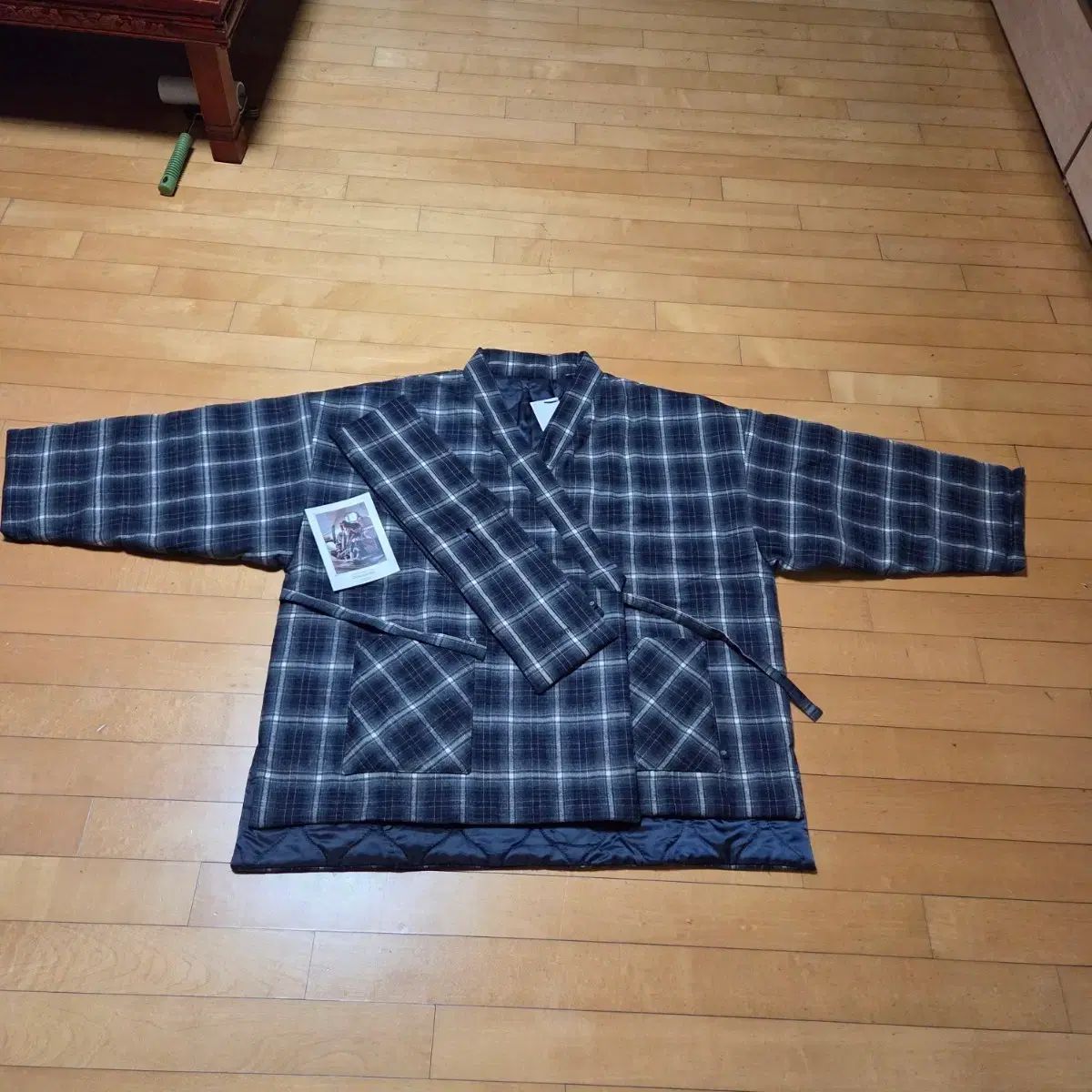 リバーシブル CHECK キルティング チマチョゴリ マゴジャ リョウ カジュアルチマチョゴリ XL