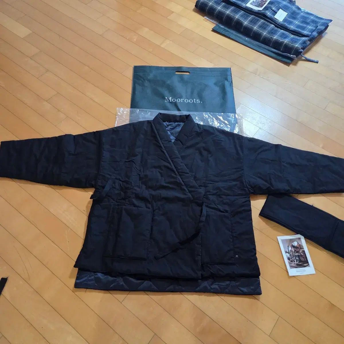 ブラック 黒 リバーシブル コットン カジュアルチマチョゴリ S