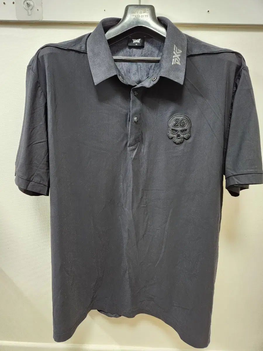 PXG ミリタリー スカル スタッズ ポロシャツ