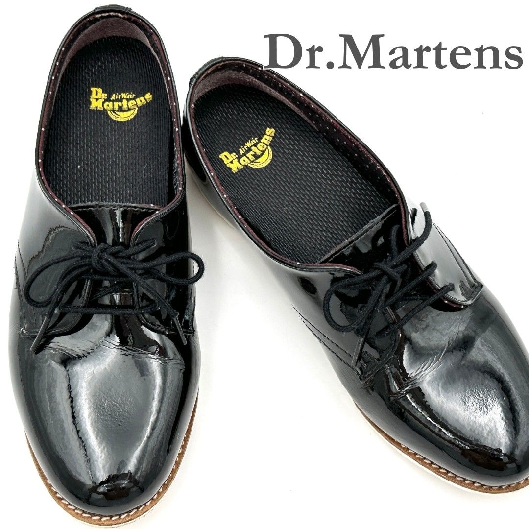 Dr Martens 革靴 エナメル ブラック 471 T