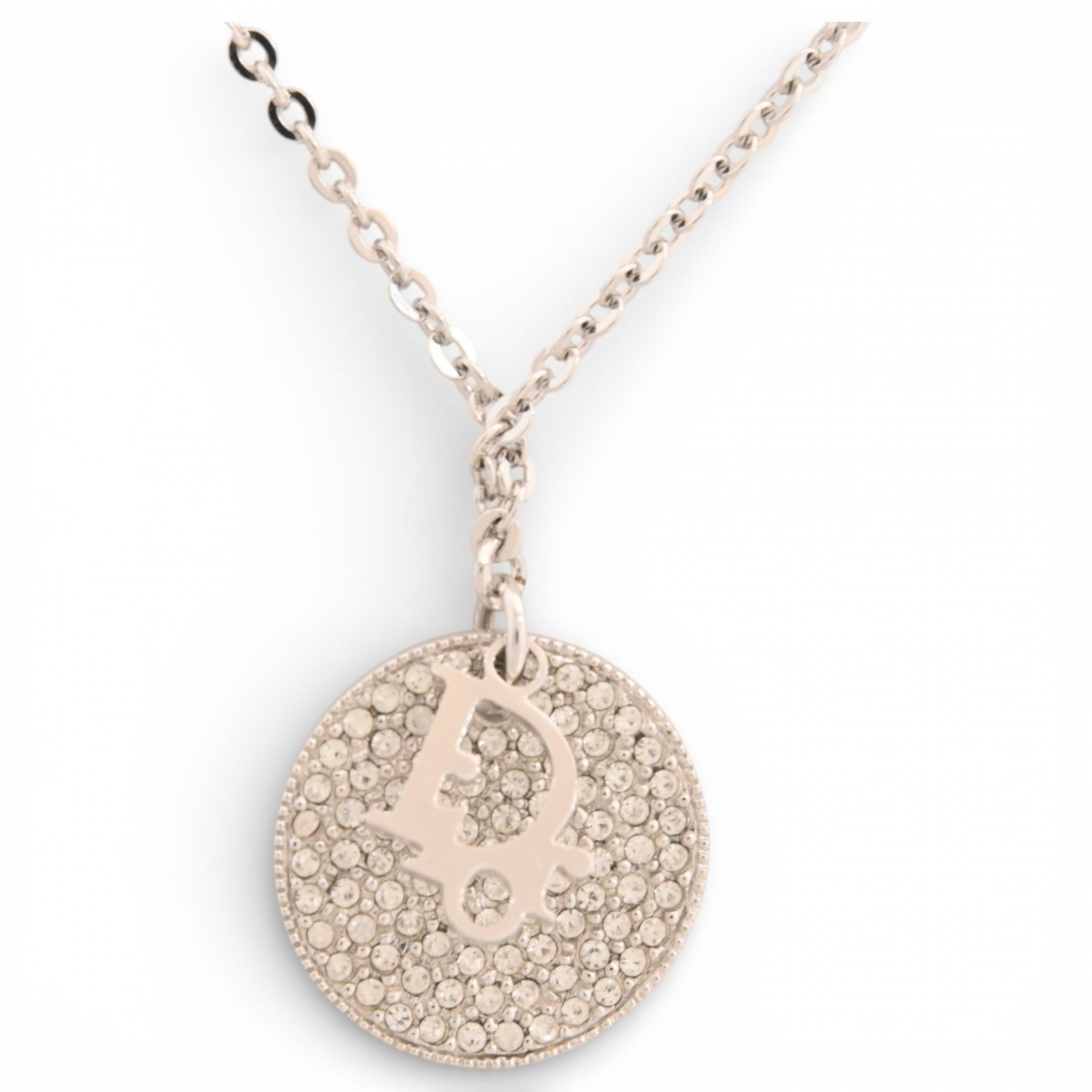 ディオール ラインストーン ネックレス Sランク di 4411 kk