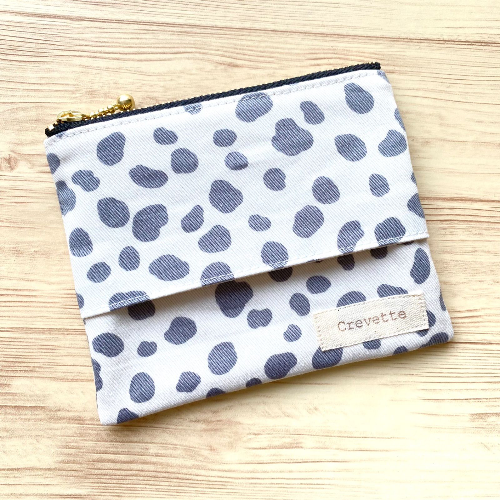 ハンドメイド ポケットティッシュポーチ ダルメシアン柄 - メルカリ