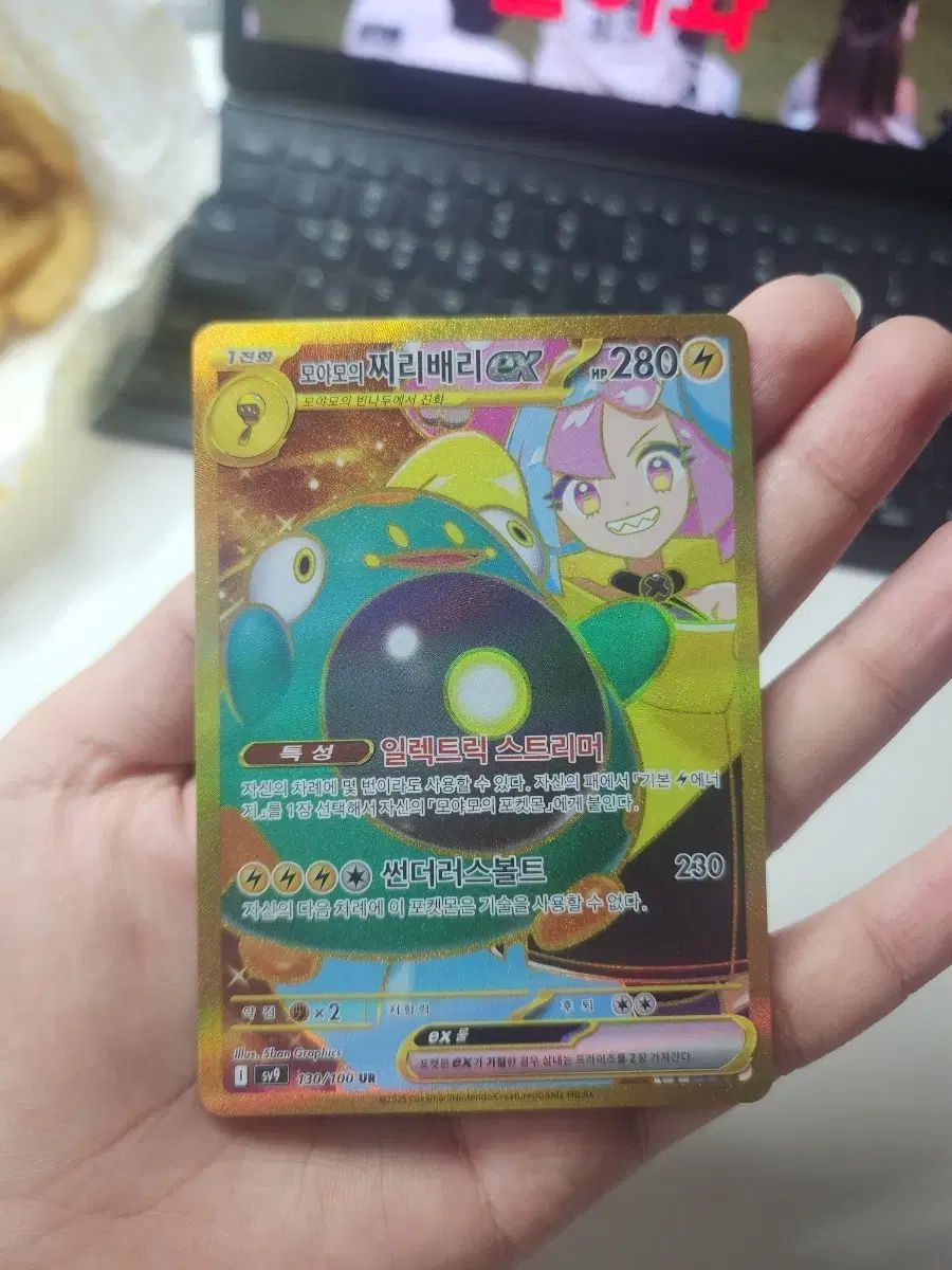 ポケモンカード 찌리리공 LEE ex