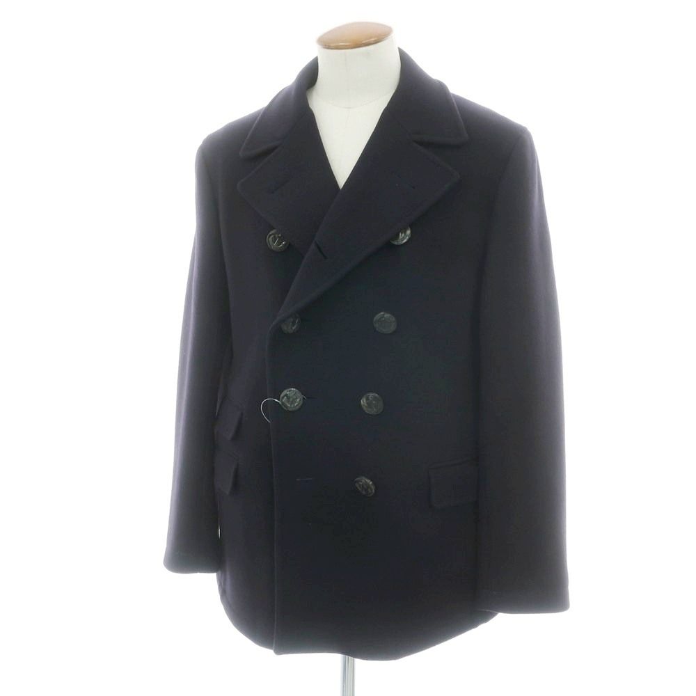 BOGLIOLI ボリオリ ビジネス メンズ 【古着】【中古】 中古】ボリオリ BOGLIOLI DOVER ウールナイロン ジャージー ピーコート