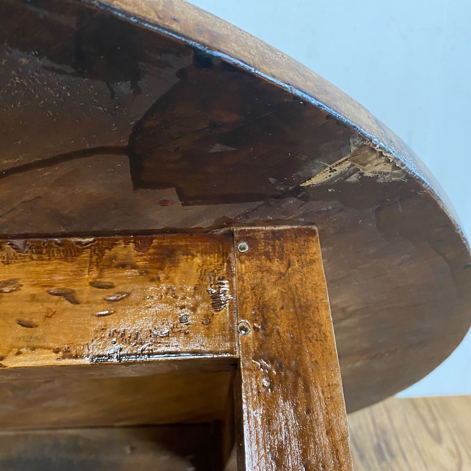 アンティーク 古家具 丸テーブル ローテーブル 座卓 古道具 y 467 センターテーブル ローテーブル 机 テーブル 家具 インテリア