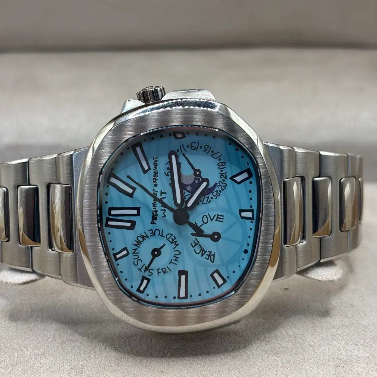 Wmt アクア マリン 0060 c ティファニー ダイアル 時計