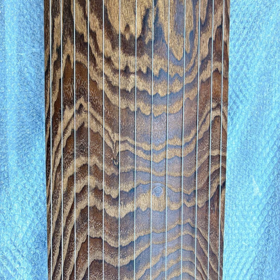 高級琴 13弦 くり甲 木製 綾杉彫 浩延刀 箏 - メルカリ