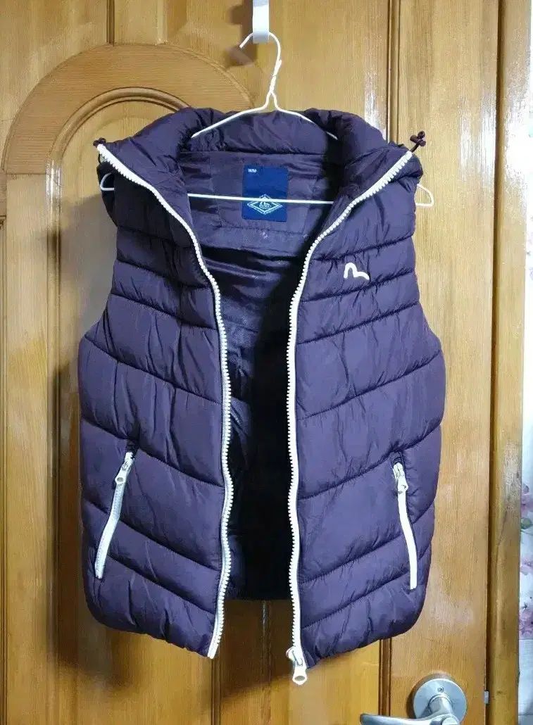 EVISU エヴィス パープル ダウン ベスト