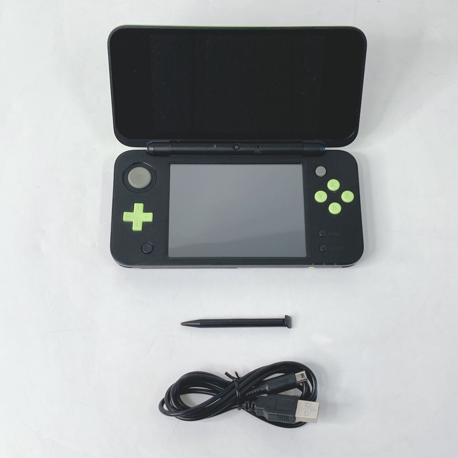 動作品 Newニンテンドー2 DS LL ブラック ライム