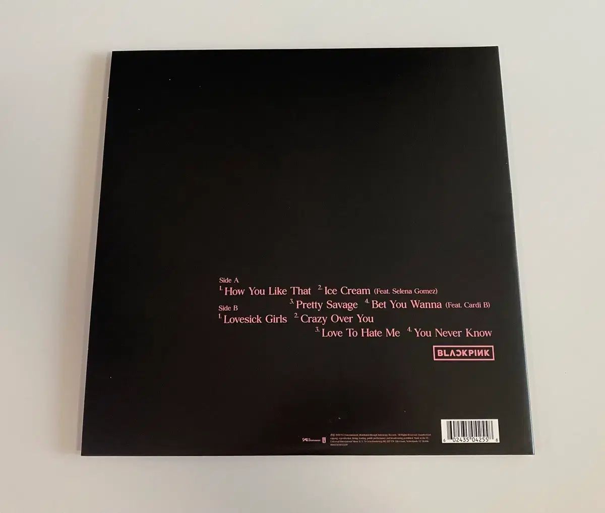 BLACKPINK(ブラックピンク・ブルピン) The Album ピンク COLOR LP