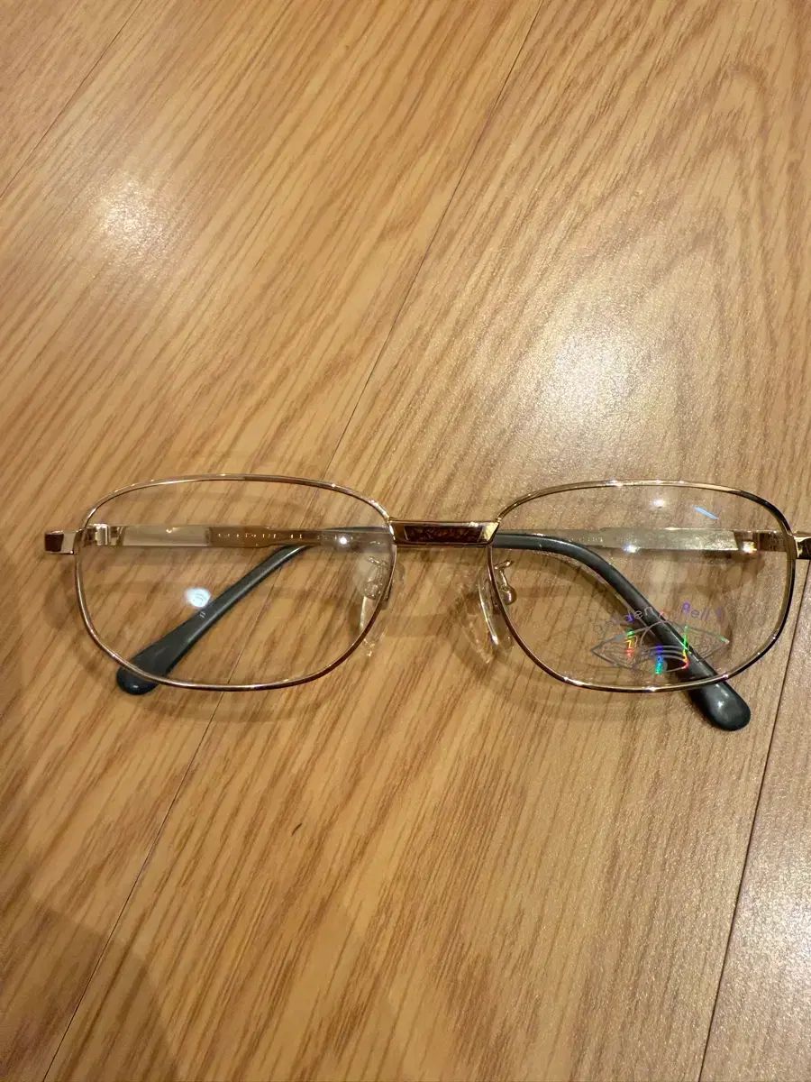 レトロスター スタイル 金縁 メガネ