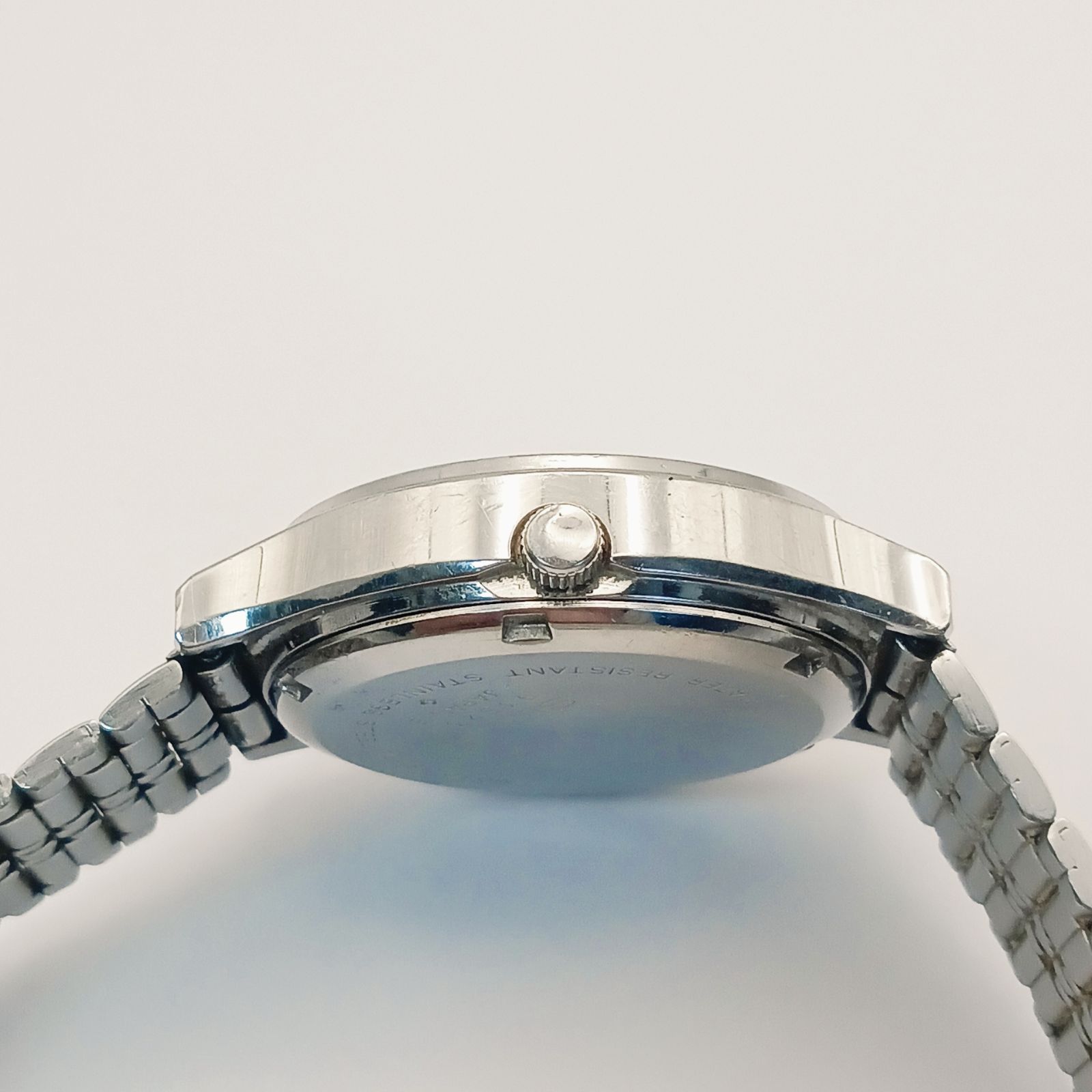  稼働 0104 2 SEIKO TYPEⅡ セイコー タイプ2 7546 7090 メンズ腕時計 グリーン文字盤 デイデイト クオーツ 腕時計(クォーツ) 腕時計(アナログ)