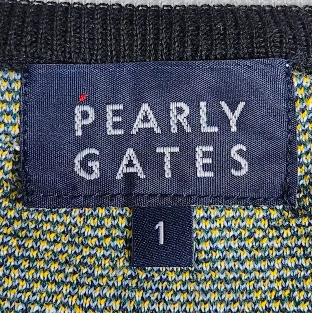 パーリーゲイツ 19'SS カラー フローラル パータン ニット