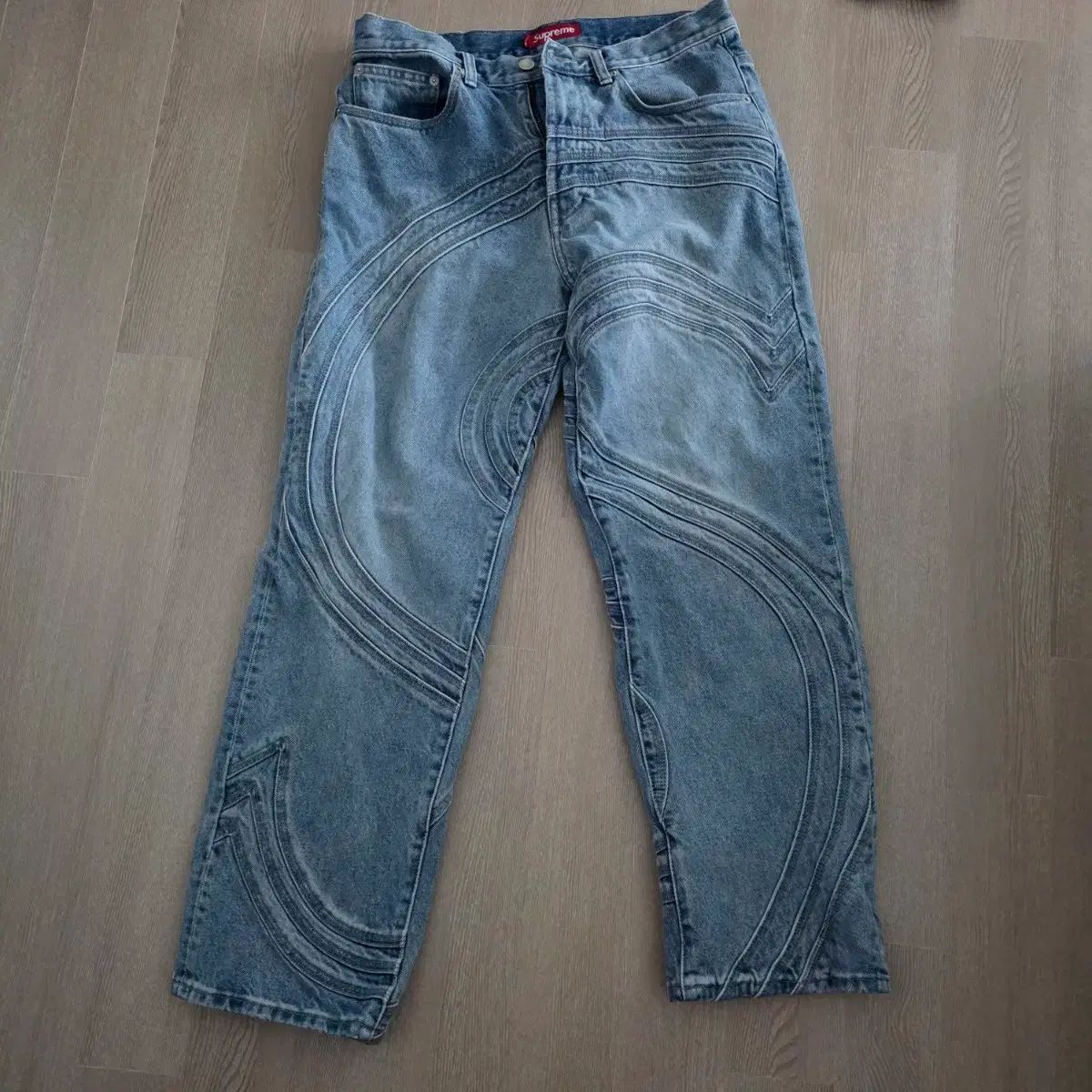 【中古】シュプリーム SUPREME 24SS Sロゴ ルーズフィット デニム ジーンズ パンツ 32 ブルー ☆AA★ 250727 Supreme 25ss ルーズフィット sロゴ ジーン ブルー 30サイズ 出品