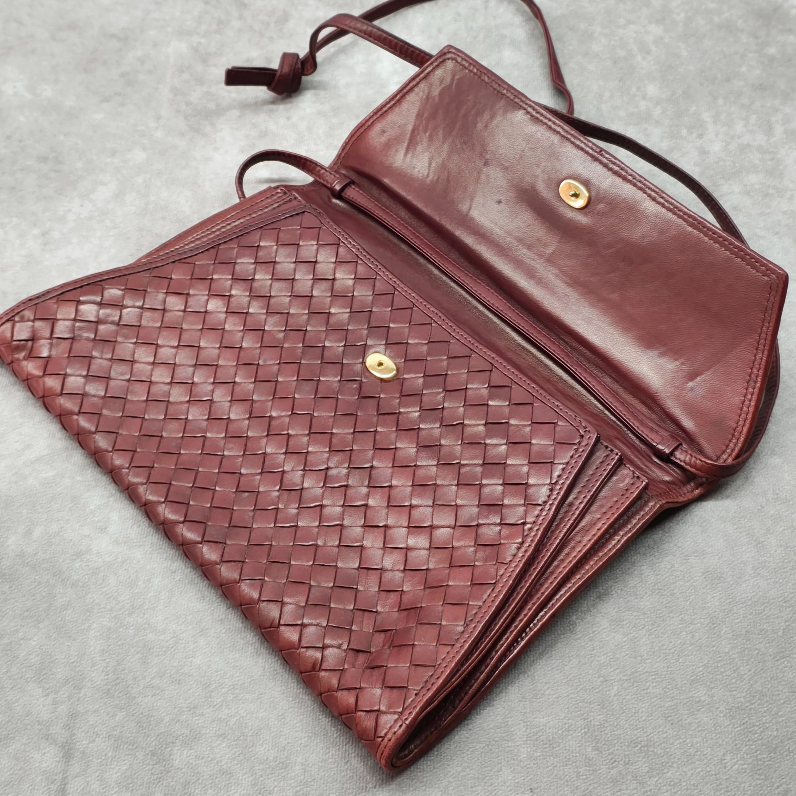 VINTAGE BOTTEGA VENETA OLD イントレチャート ショルダーバッグ