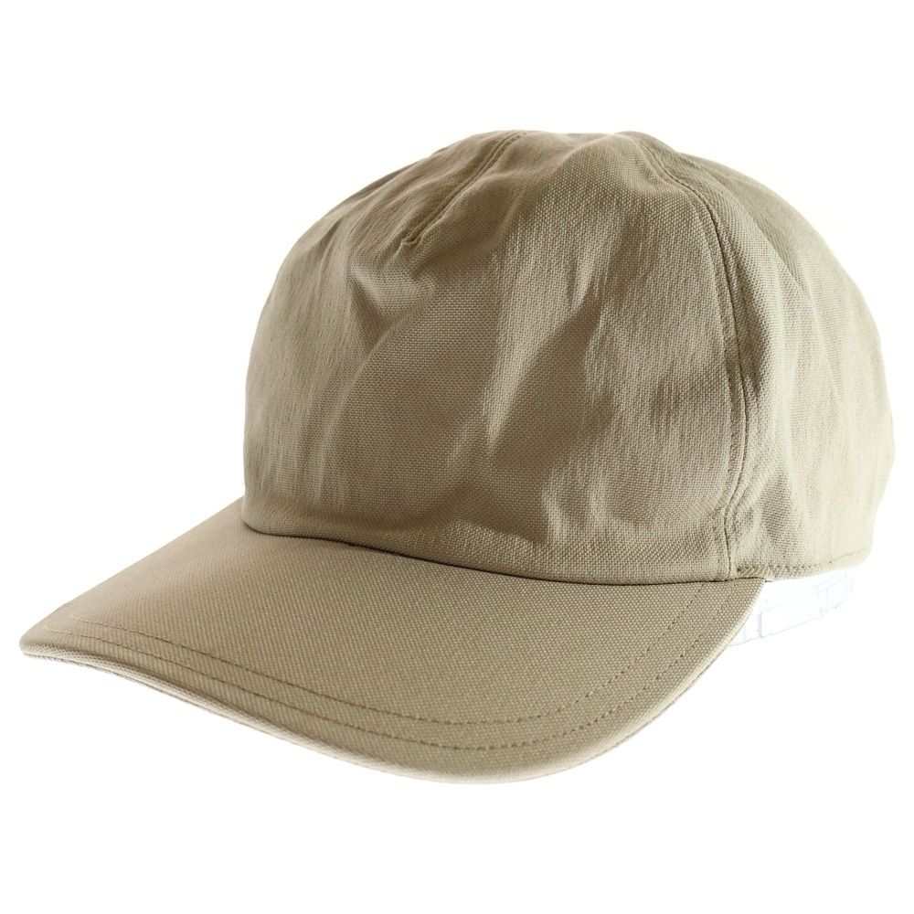 PRADA (プラダ) ロゴ刺繍 ベースボールキャップ ベージュ - メルカリ