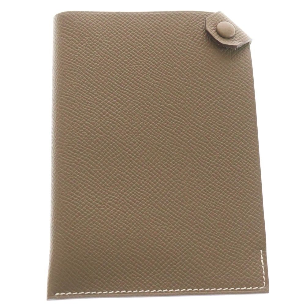 HERMES エルメス ターマックPM パスポートケース パスポートホルダー エトゥープ エプソン ベージュ