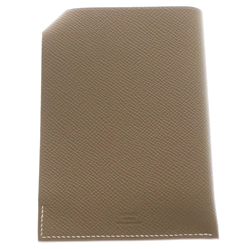 HERMES エルメス ターマックPM パスポートケース パスポートホルダー エトゥープ エプソン ベージュ