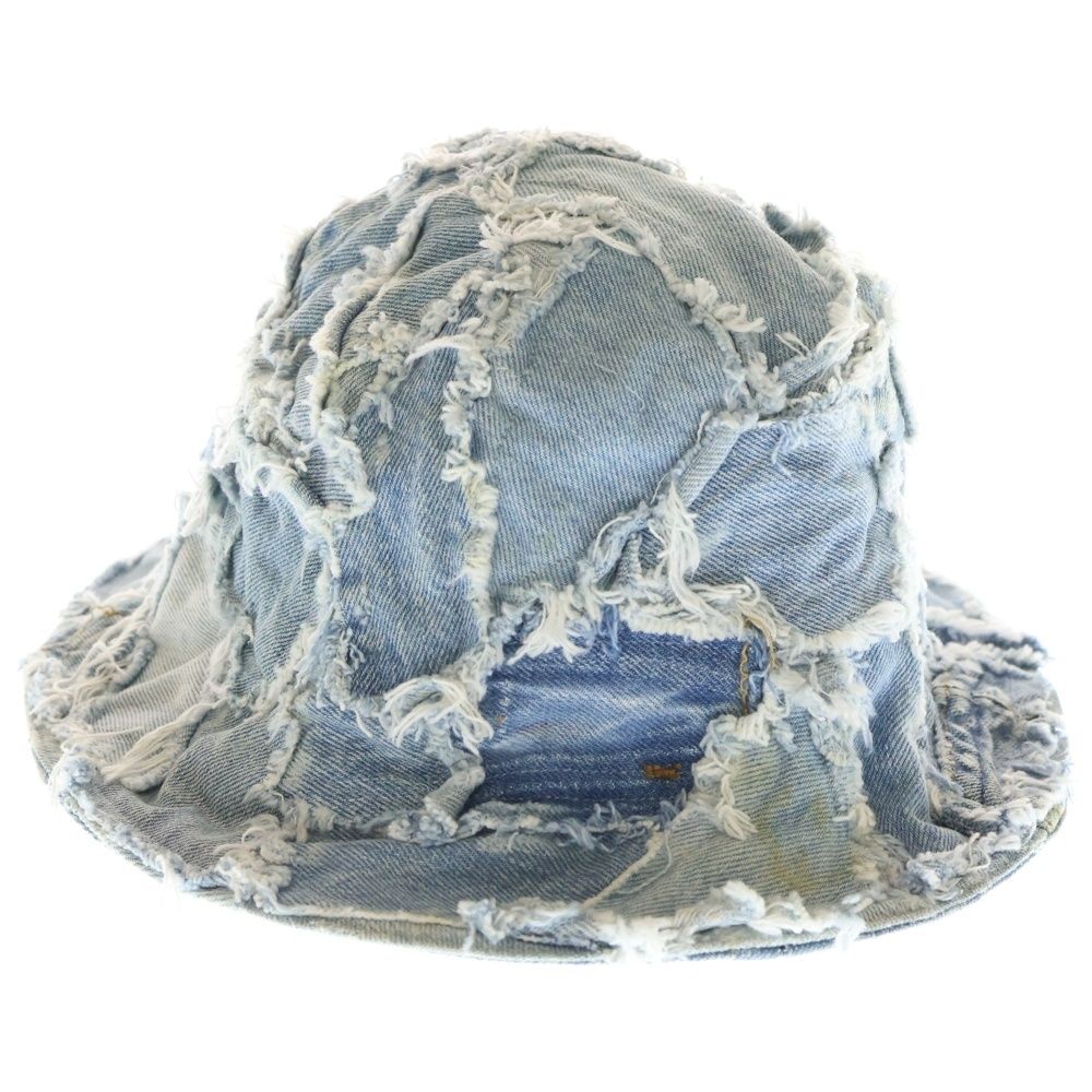 Innocence NYC イノセンス パッチワークデニムバケットハット 帽子 ブルー