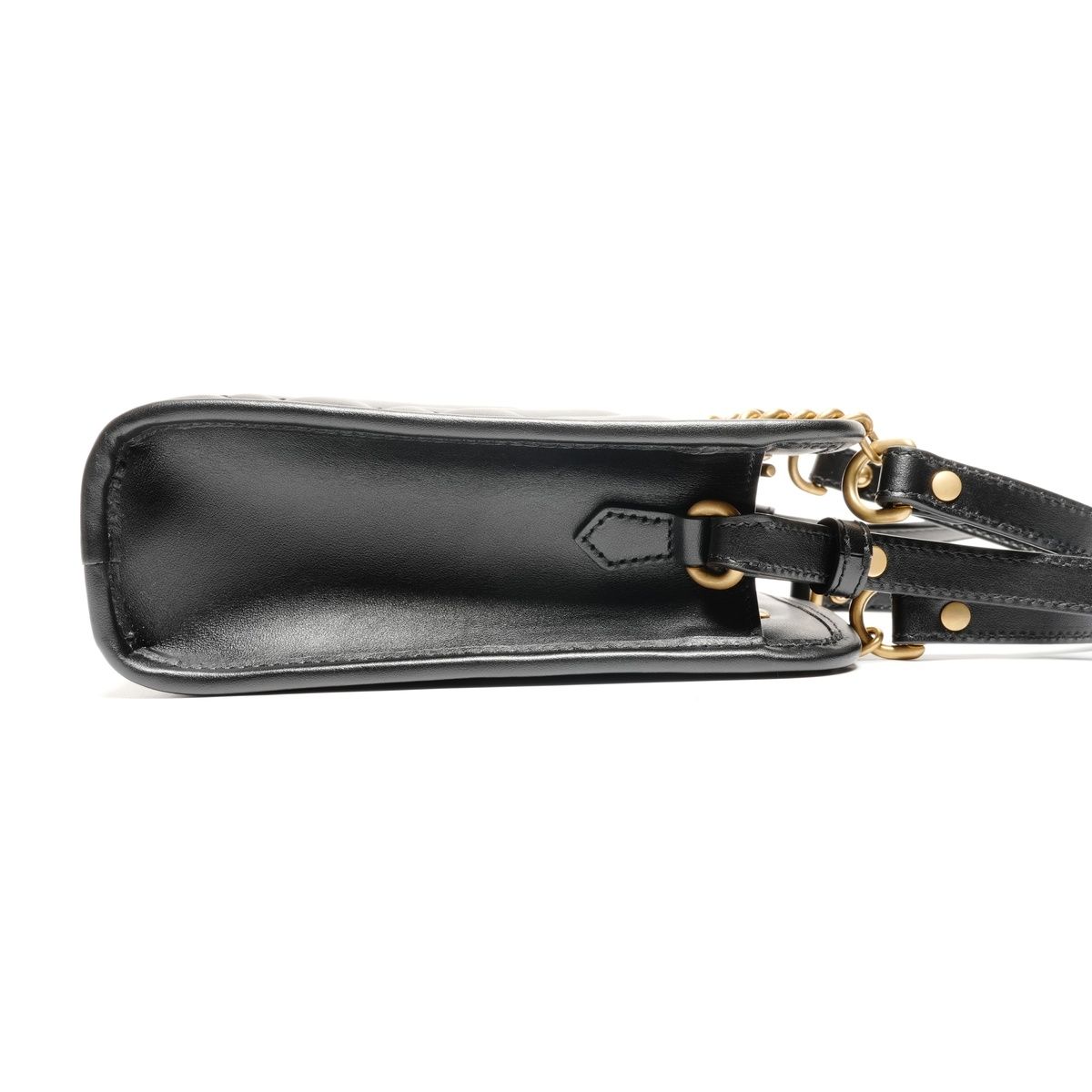 GUCCI グッチ ショルダーバッグ GG マーモント ミニ トート チェーン 