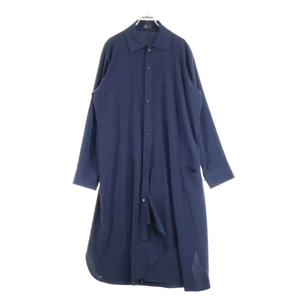 【新品　Y's シャツ】ワイズ ドレスシャツ ネイビー オーバーサイズ LL相当 ヨウジヤマモト シャツ（色：ブルー系）のおすすめ人気商品一覧 通販