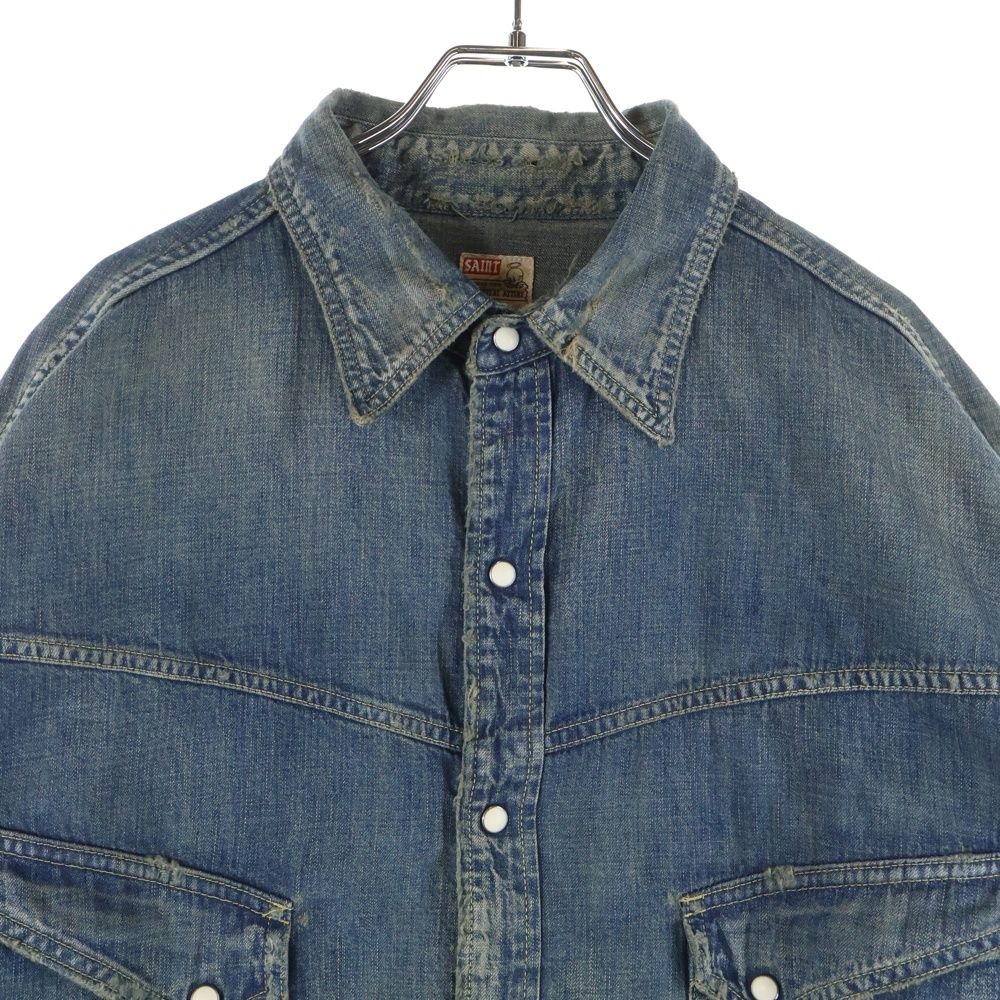 SAINT MICHAEL (セントマイケル) 23AW DENIM SHIRT 長袖 デニムシャツ