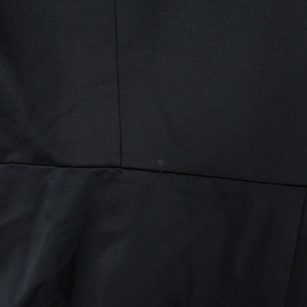  JUNYA COMME des GARCONS ジュンヤワタナベ コムデギャルソン 99 AW ウール切替 4 B サテンシャツ 七分丈ワンピース ブラック レディース JO 040420 AD 1999 その他 その他