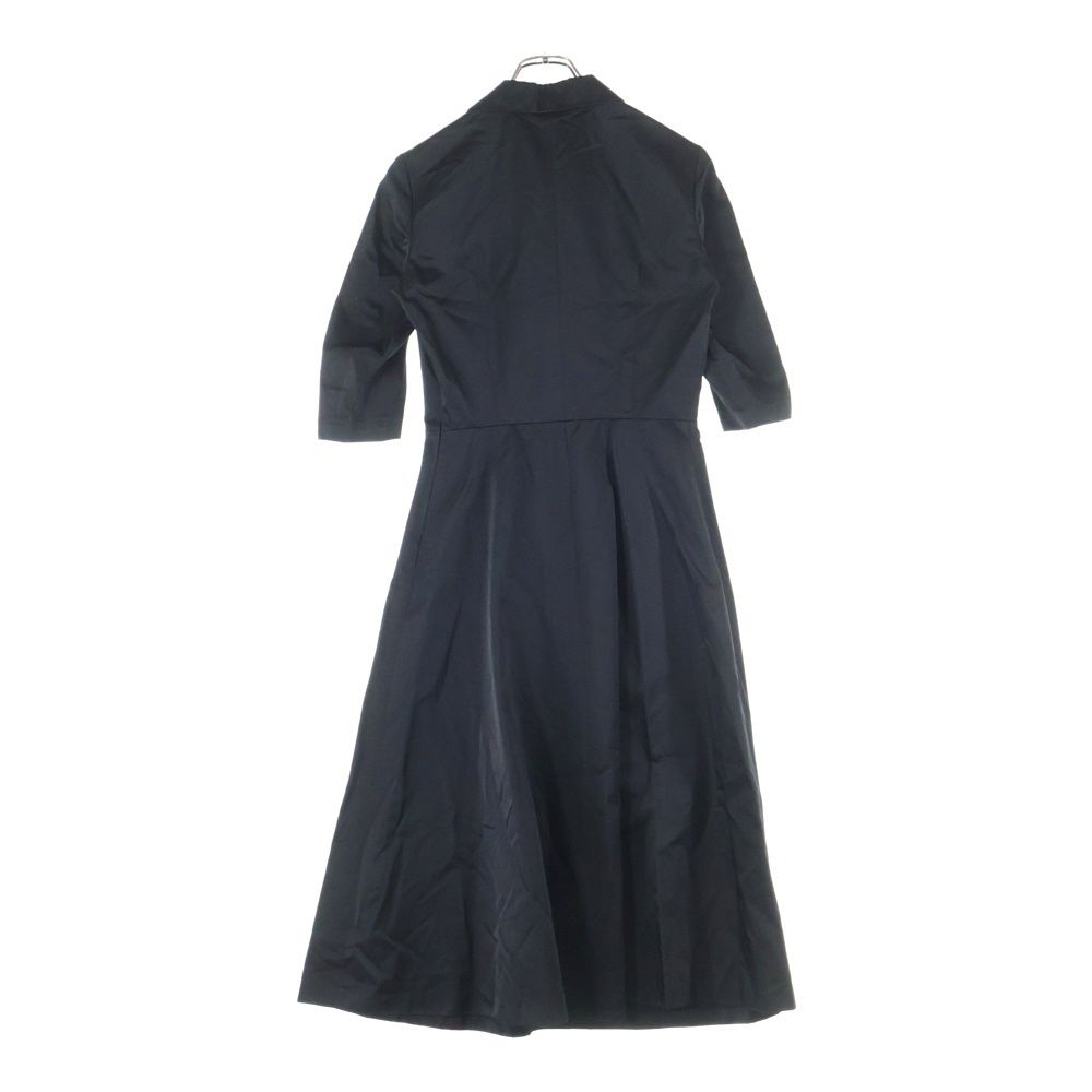 JUNYA COMME des GARCONS ジュンヤワタナベ コムデギャルソン 99 AW ウール切替 4 B サテンシャツ 七分丈ワンピース ブラック レディース JO 040420 AD 1999