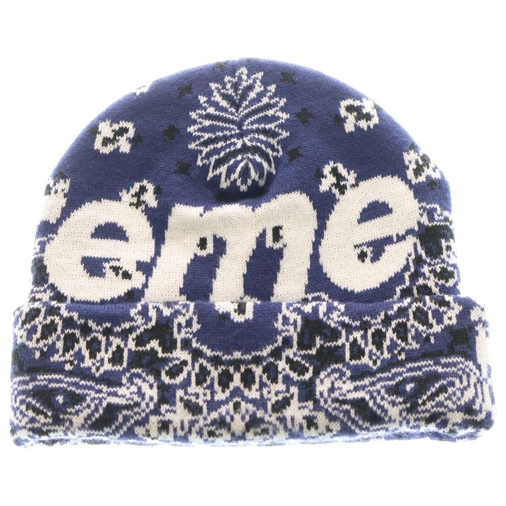 SUPREME (シュプリーム) 24AW Bandana Big Logo Beanie バンダナ