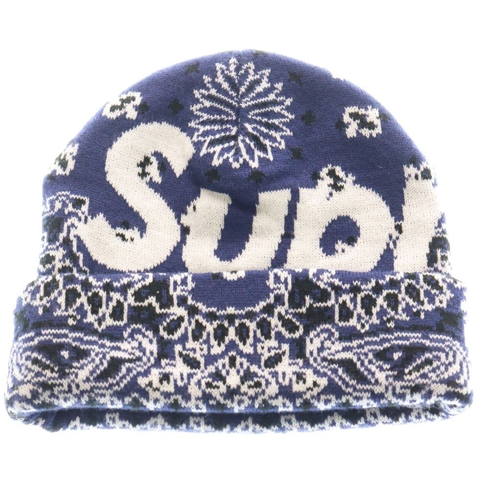 SUPREME (シュプリーム) 24AW Bandana Big Logo Beanie バンダナ