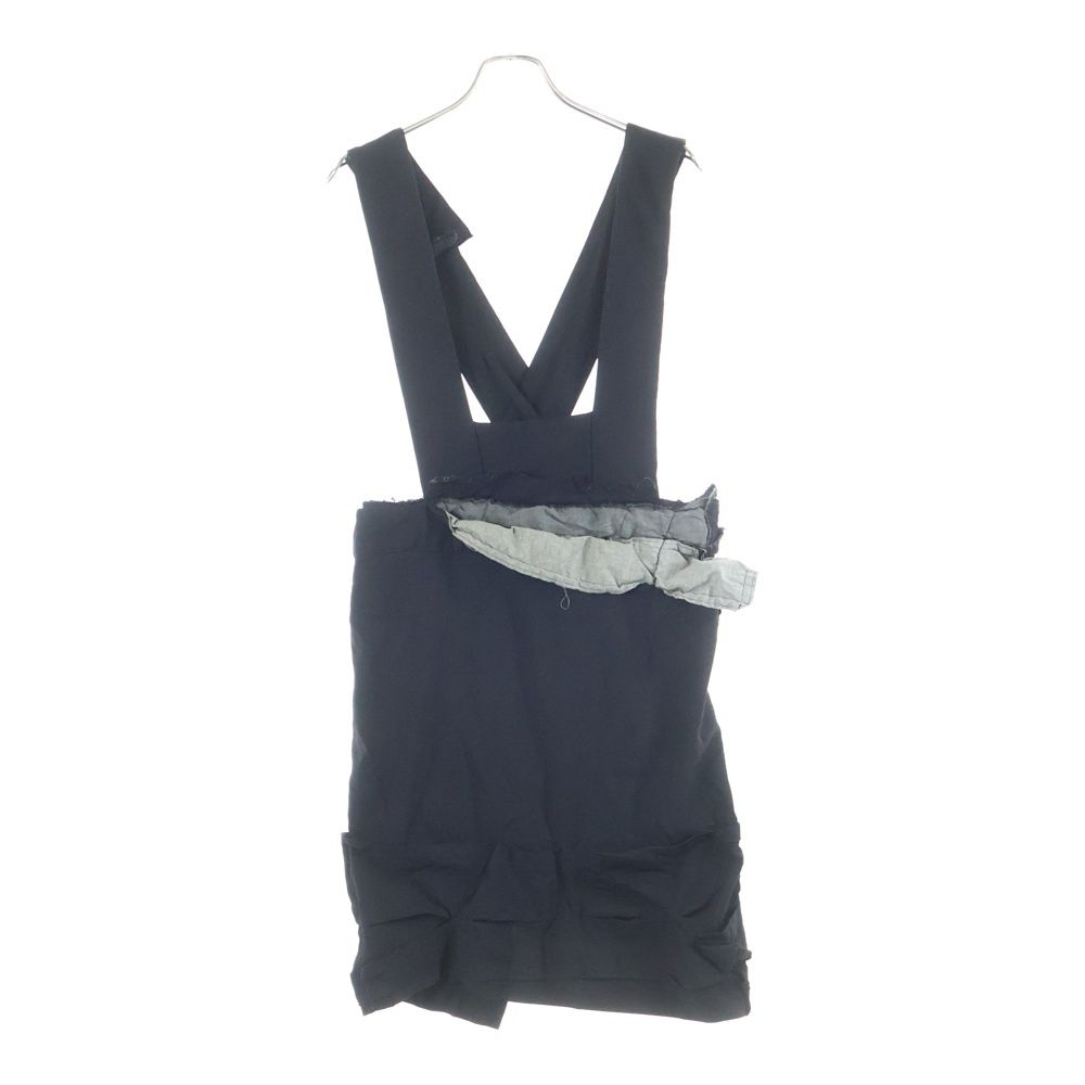 COMME des GARCONS コムデギャルソン 13 SS カットオフ ジャンパースカート ブラック レディース GK A 013