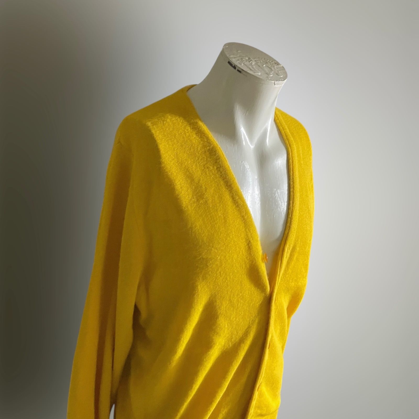 JCPenney カーディガン ヴィンテージ　イエロー 70s〜80s 美品 6c7c1e3f60d4e4298c4ad537807a1c