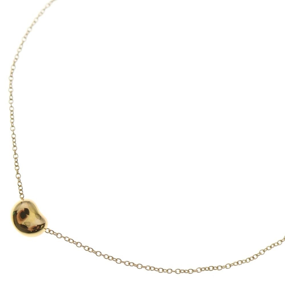 極美品✨ ティファニー ネックレス ビーン AU750 イエローゴールド 極美品✨ ティファニー ネックレス ビーン AU750 イエローゴールド