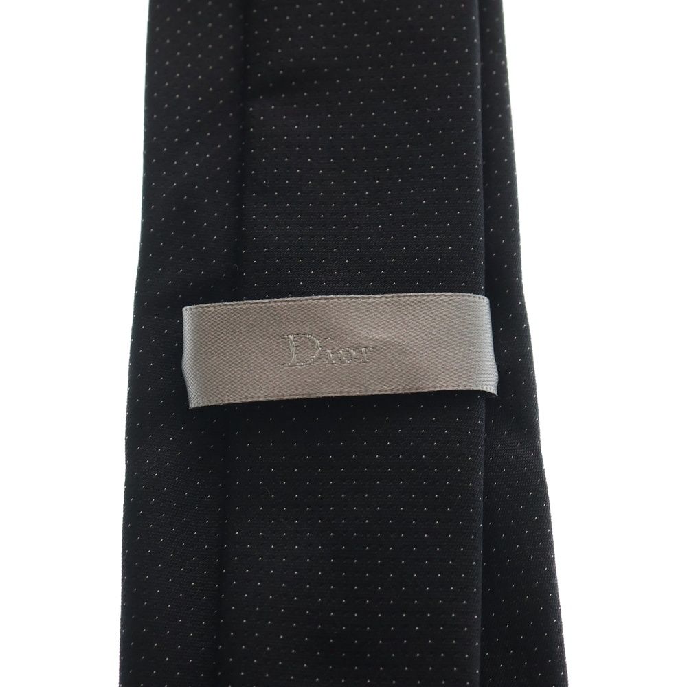 Dior HOMME (ディオールオム) ドット シルク ネクタイ ブラック - メルカリ