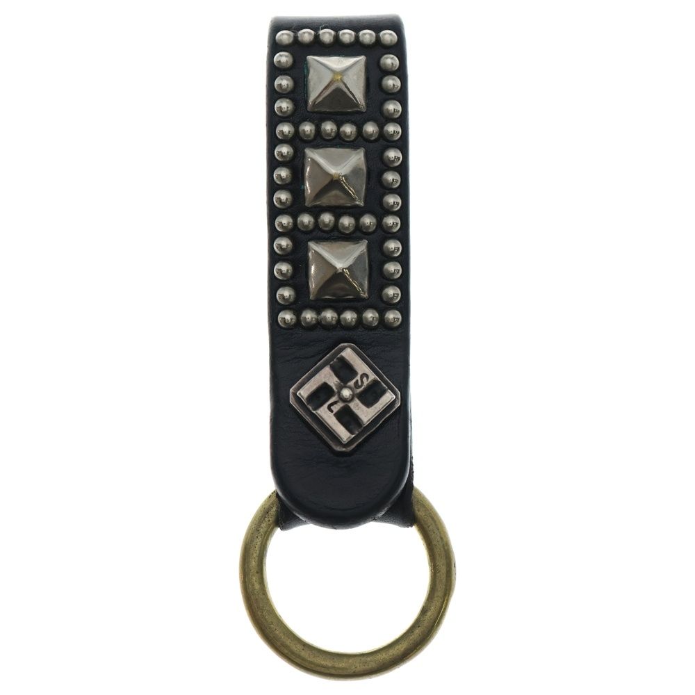 美品 ストップライト STOP LIGHT ベルトループ stoplight STOP LIGHT (ストップライト) 卍 マンジ スタッズ付き レザー ベルト