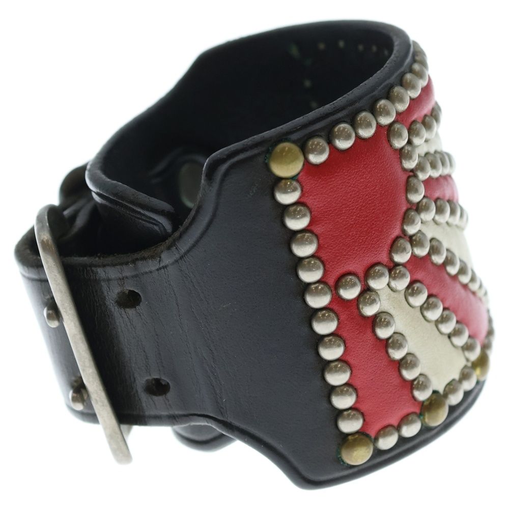 STOP LIGHT (ストップライト) Sunrise Studs Leather Bracelet