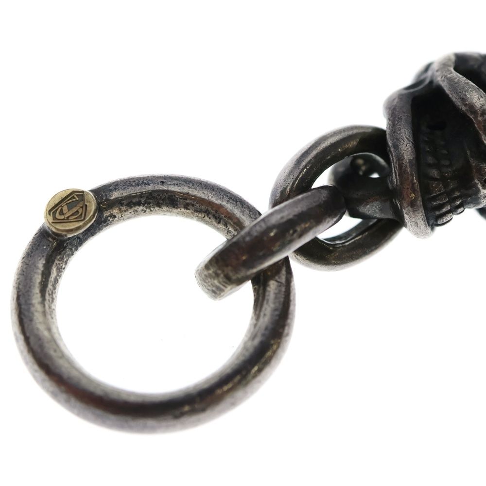 STOP LIGHT (ストップライト) 13 Skull Wallet Chain 13スカル K18