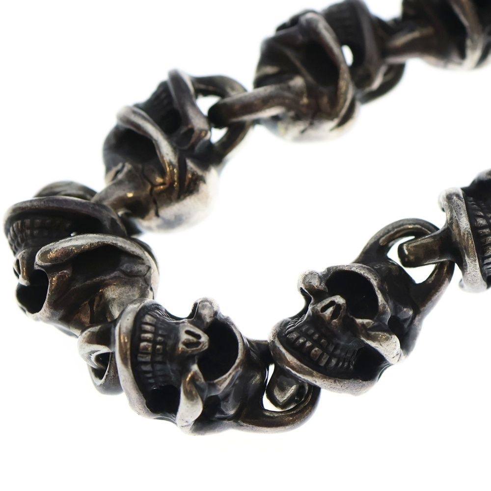 STOP LIGHT (ストップライト) 13 Skull Wallet Chain 13スカル K18