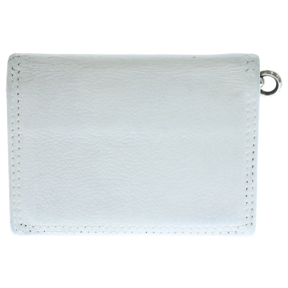 LEONARD KAMHOUT レナードカムホート レザー コンパクトウォレット ホワイト