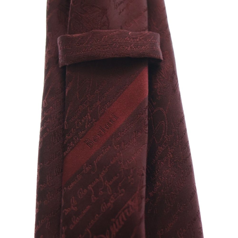 Berluti (ベルルッティ) スクリット カリグラフィ シルク ネクタイ